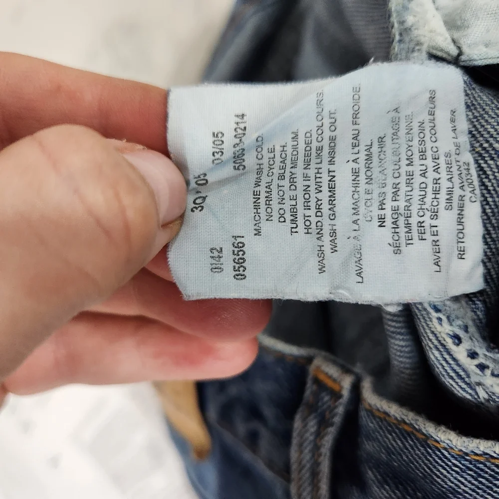 Vintage Levi's Orange Tab Men's Blue Jeans